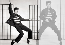 Elvis Presley doin the Jailhouse Rock
