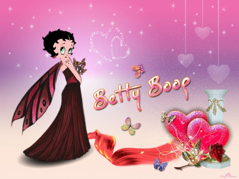 Betty Boop with Wing