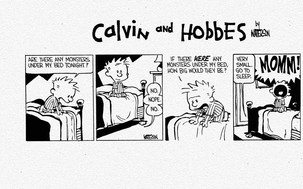 Calvin and Hobbes Monsters 1