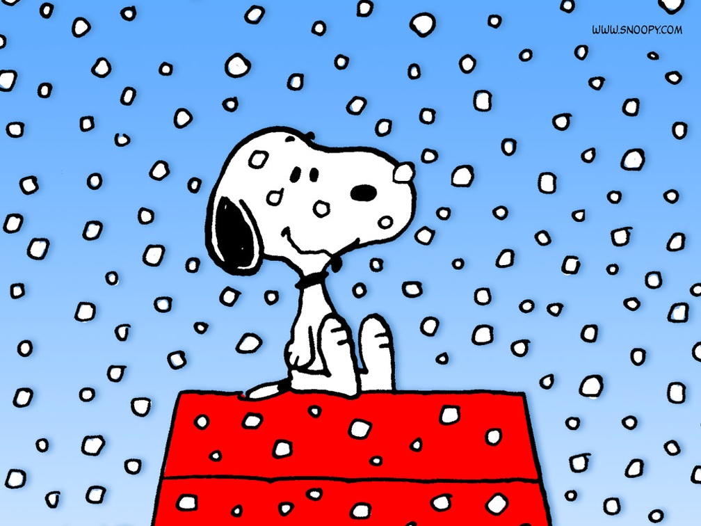 Snowing Snoopy