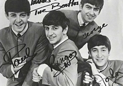 Signed Beatles Photograph