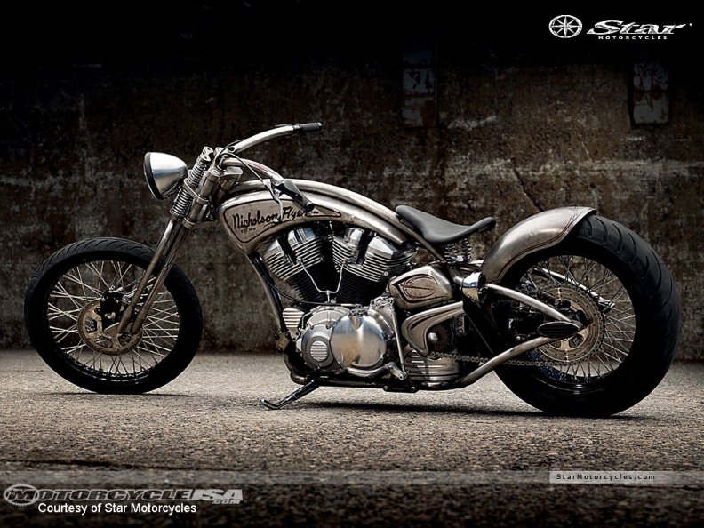 Custom Star Motorcycle.