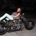 Posing On A Harley