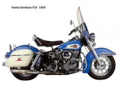 1959 Harley Davidson FLH panhead
