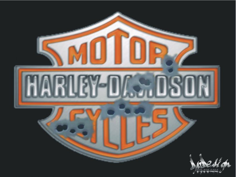 Harley_Davidson gun shot 